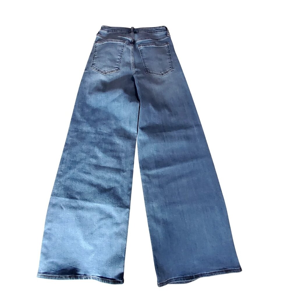 Universal Thread Everyday Wide Leg High Rise Slim Hip & Thigh Denim Jeans Siz 8R - Picture 2 of 14
